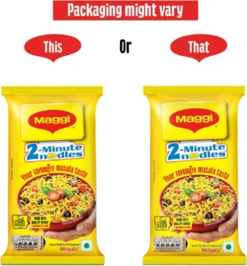 Maggi 2-Minute Favourite Masala Taste, Made With Choicest Quality Spices Instant Noodles Vegetarian - Image 2